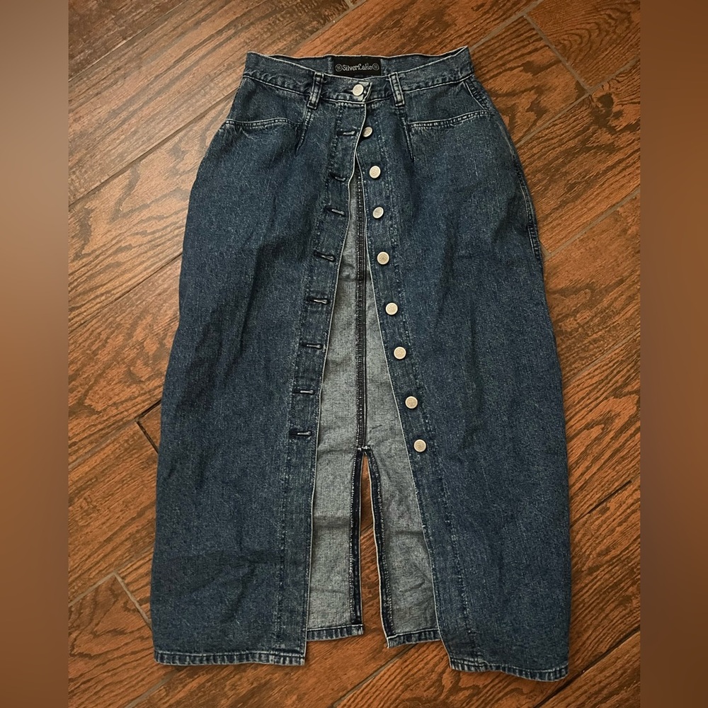 vintage silver lake wrangler skirt